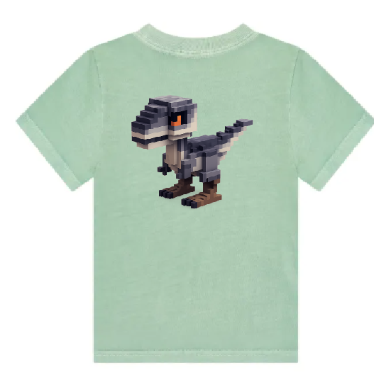 KU177 kaos anak MC vraptor hijau sage