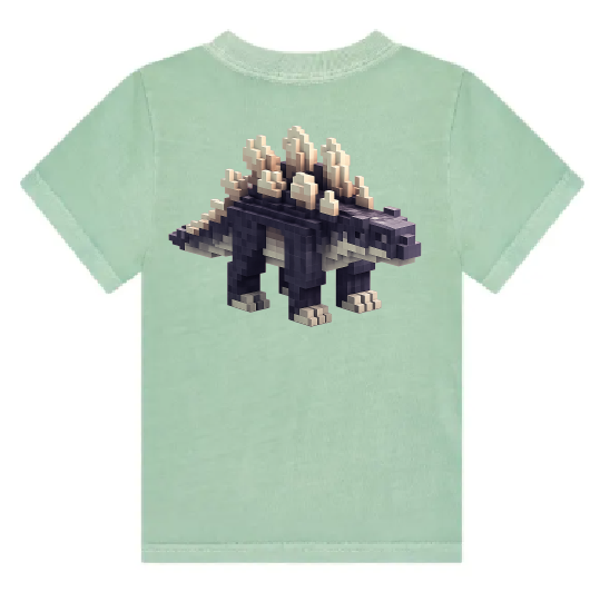 KU178 kaos anak MC stego hijau sage