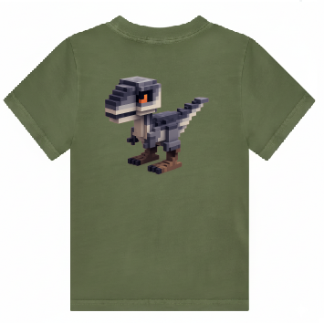 KU182 kaos anak MC vraptor hijau army