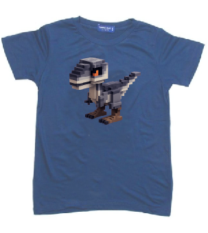 KU194 kaos anak MC vraptor country blue