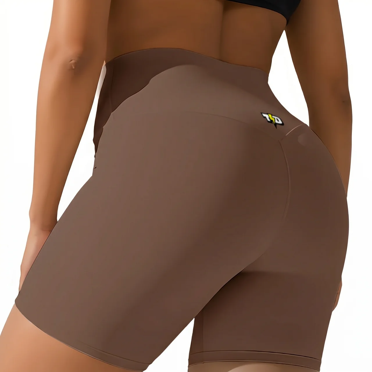 TDACTIVE Legging Gym Olahraga 5 inch lux stretch coklat susu LB154