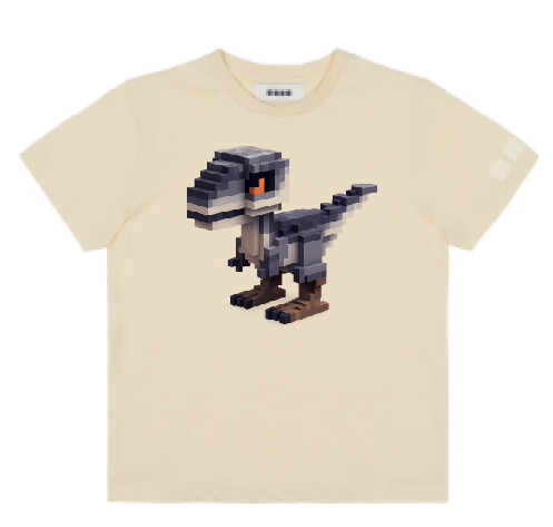 KU172 kaos anak MC raptor cream