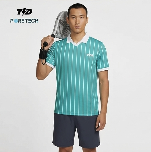 TDACTIVE Jersey Padel Pria Polo PoreTech 