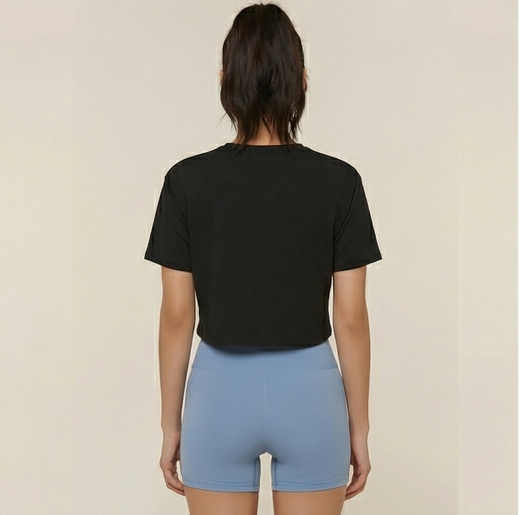 THIRDDAY Crop Top Olahraga Wanita Gym 