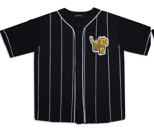 KU151 Kaos Baseball Anak "mc cat" hitam