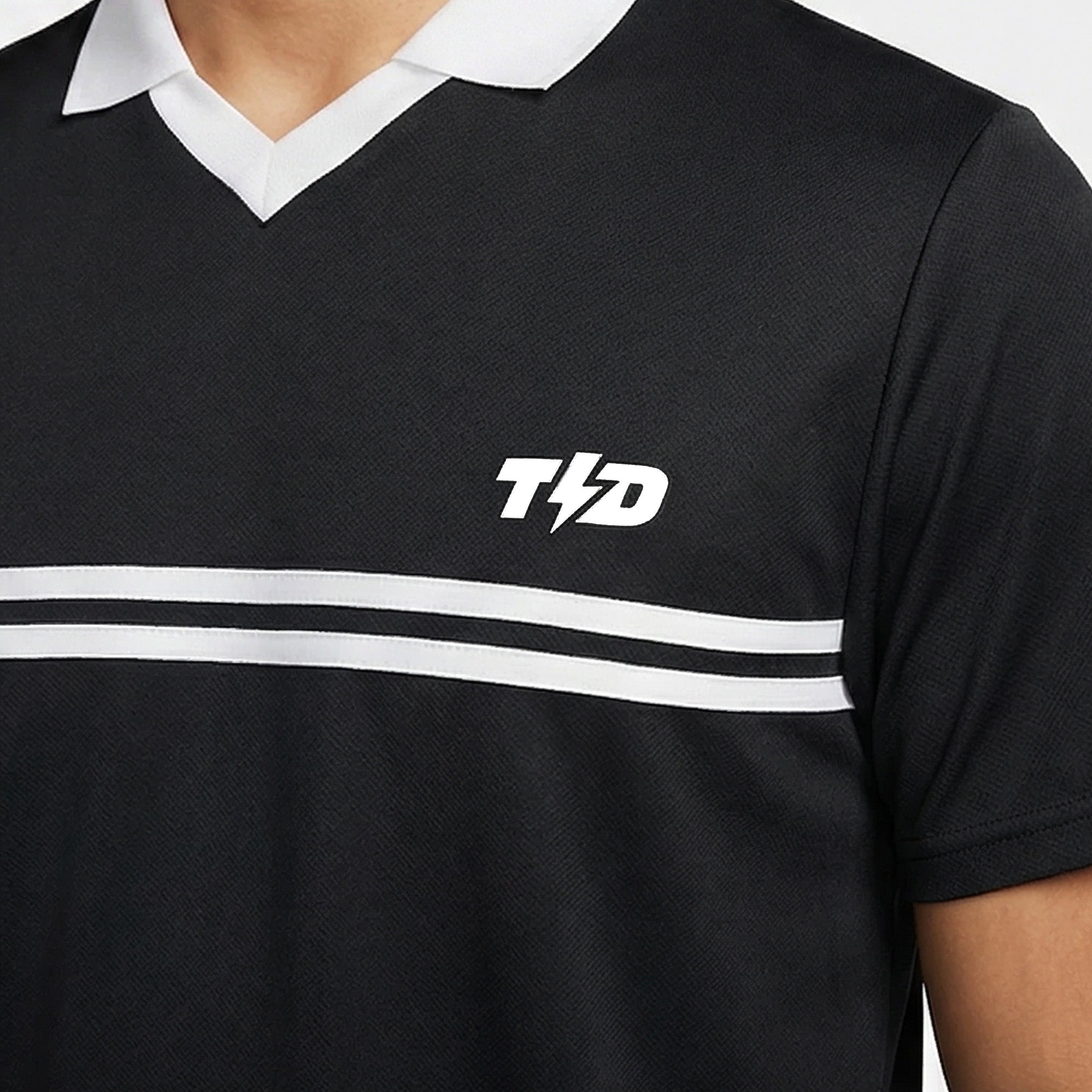 TDACTIVE Jersey Padel Pria Polo Kaos BreatheLite 