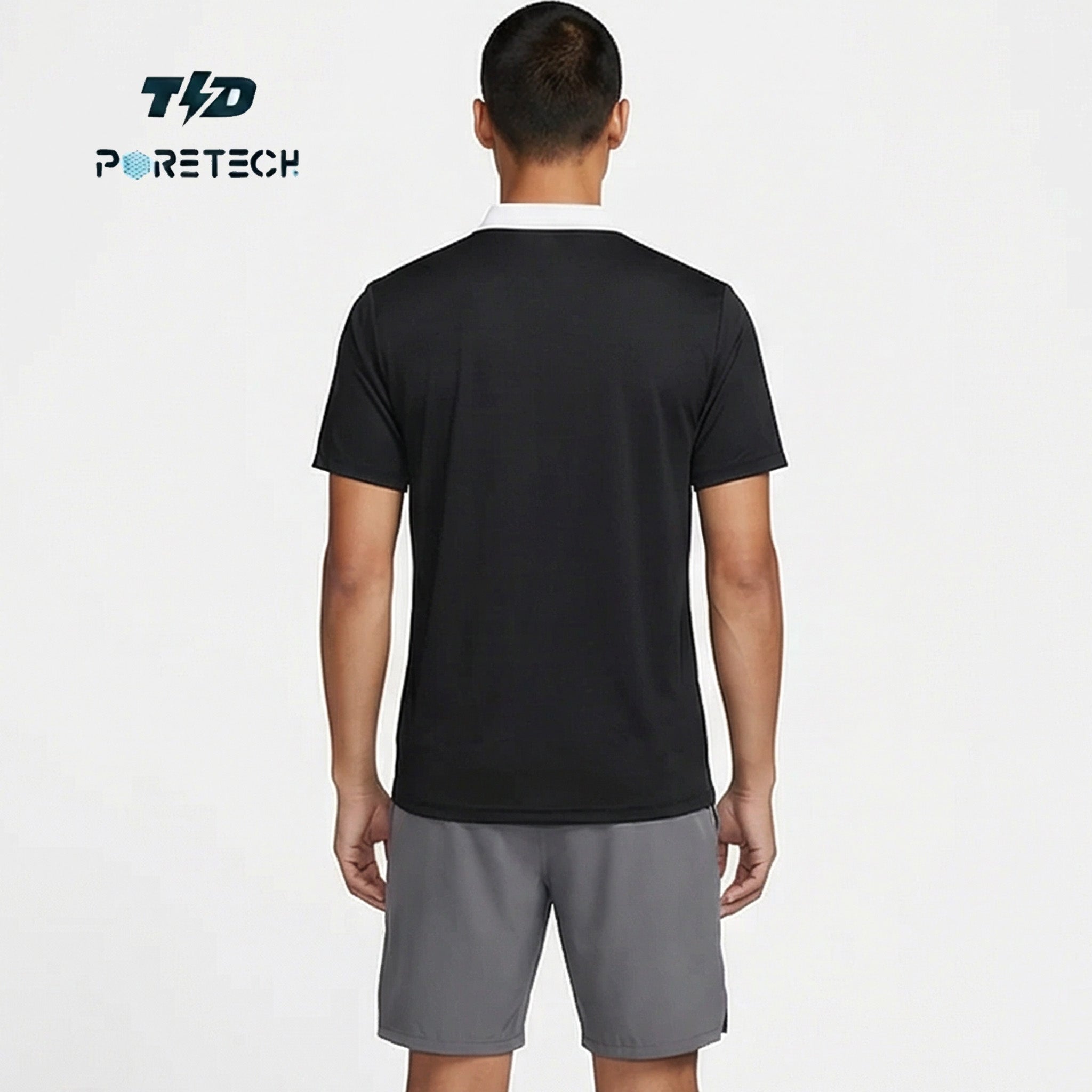 TDACTIVE Jersey Padel Pria Polo Kaos BreatheLite 