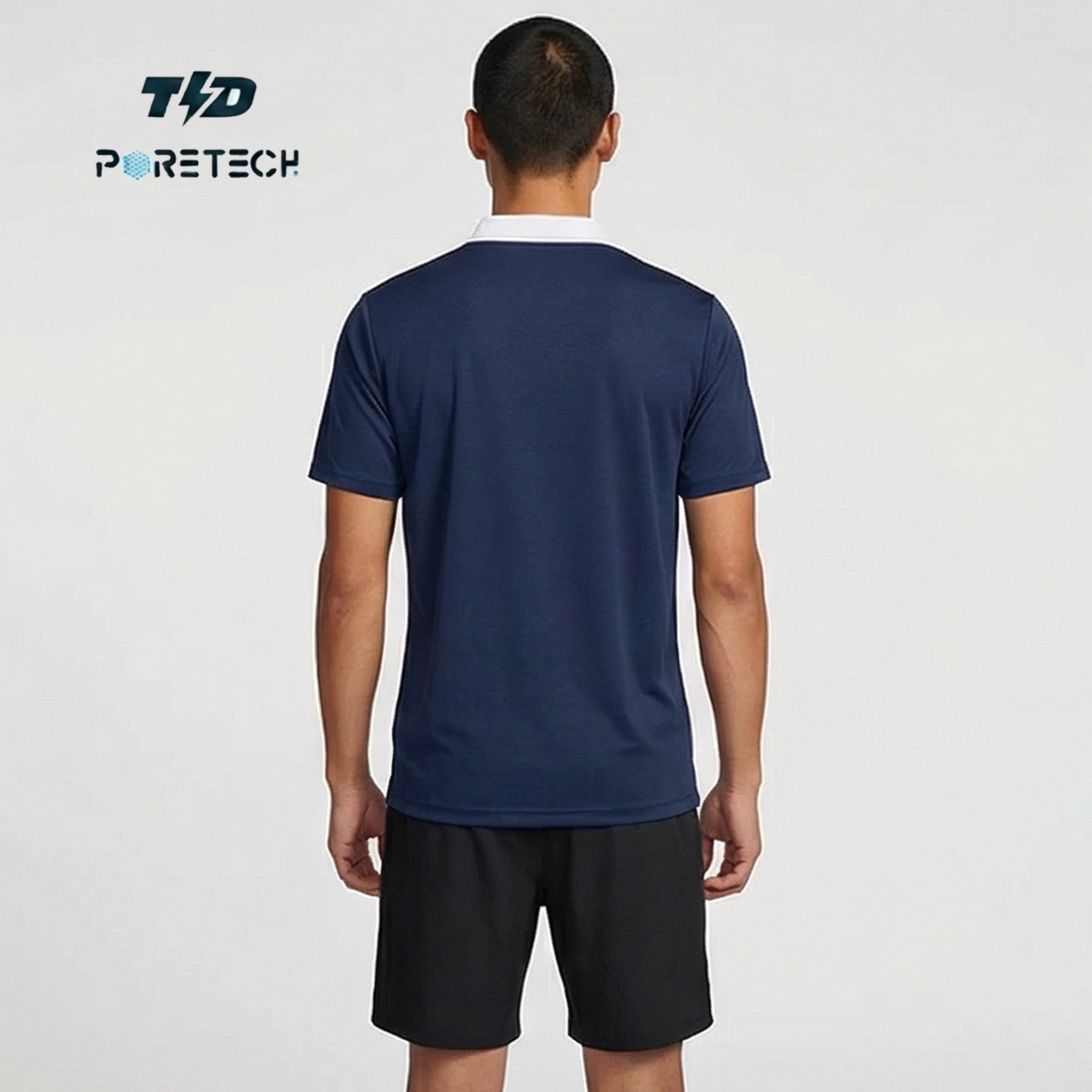 TDACTIVE Jersey Padel Pria Polo Kaos BreatheLite 