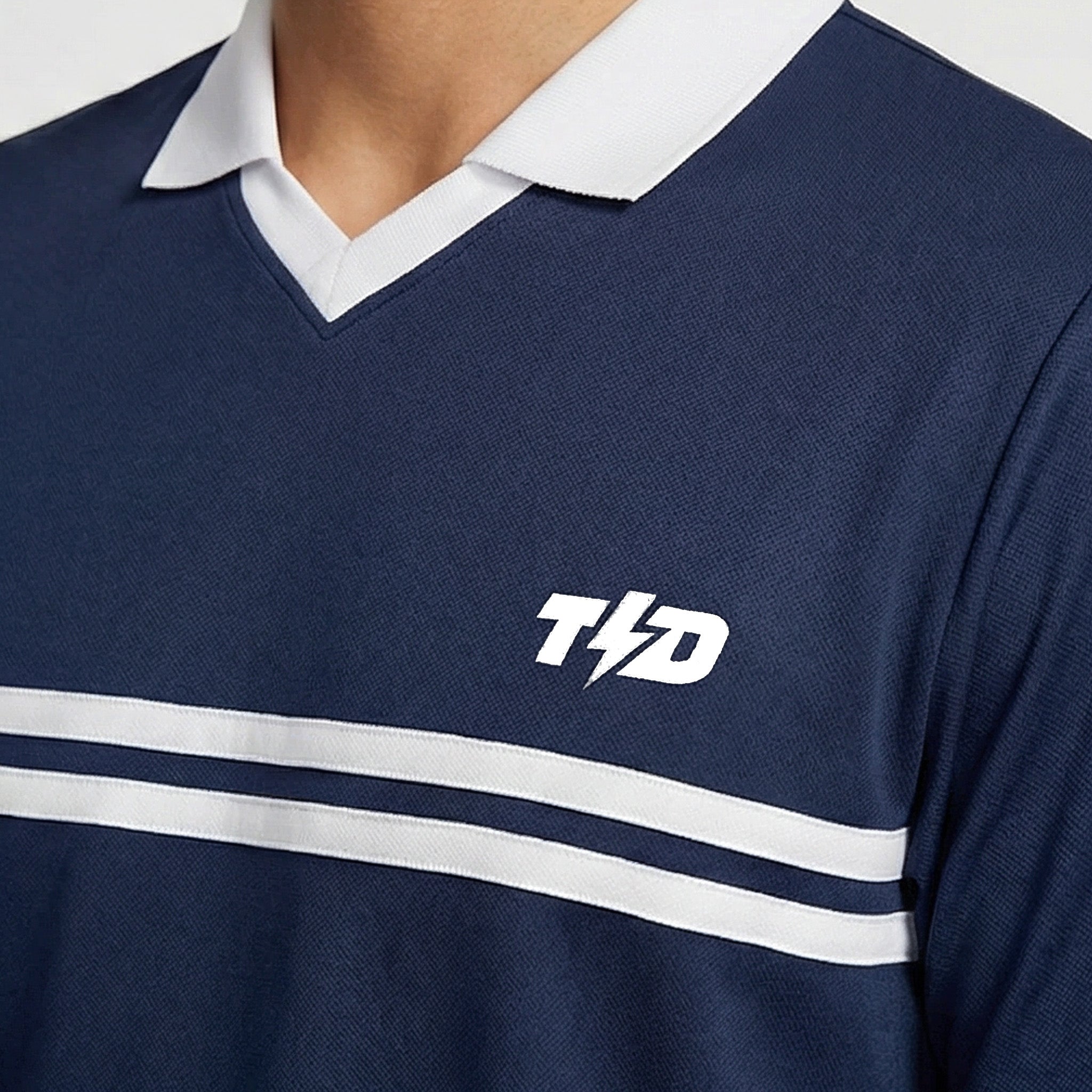 TDACTIVE Jersey Padel Pria Polo Kaos BreatheLite 