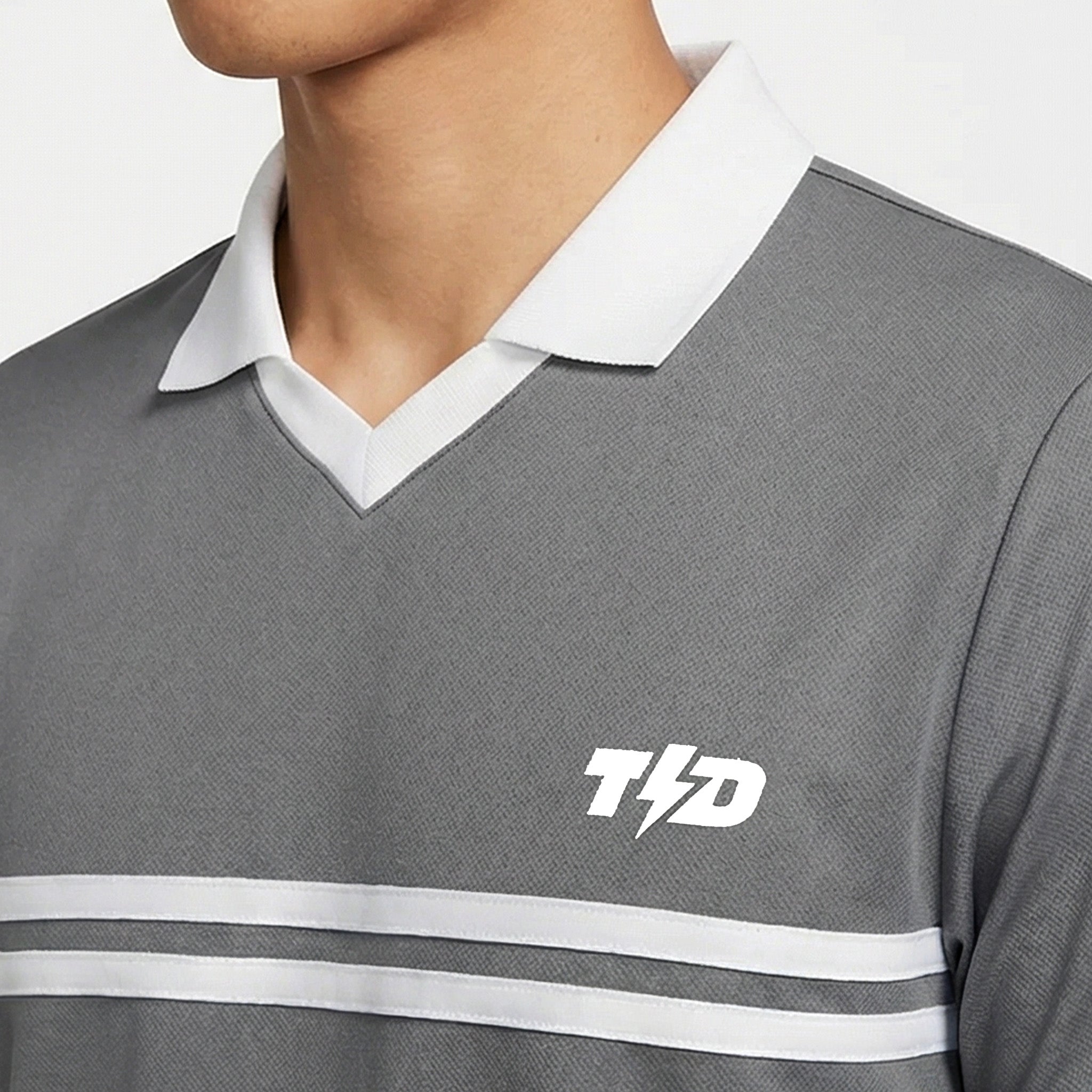TDACTIVE Jersey Padel Pria Polo Kaos BreatheLite 