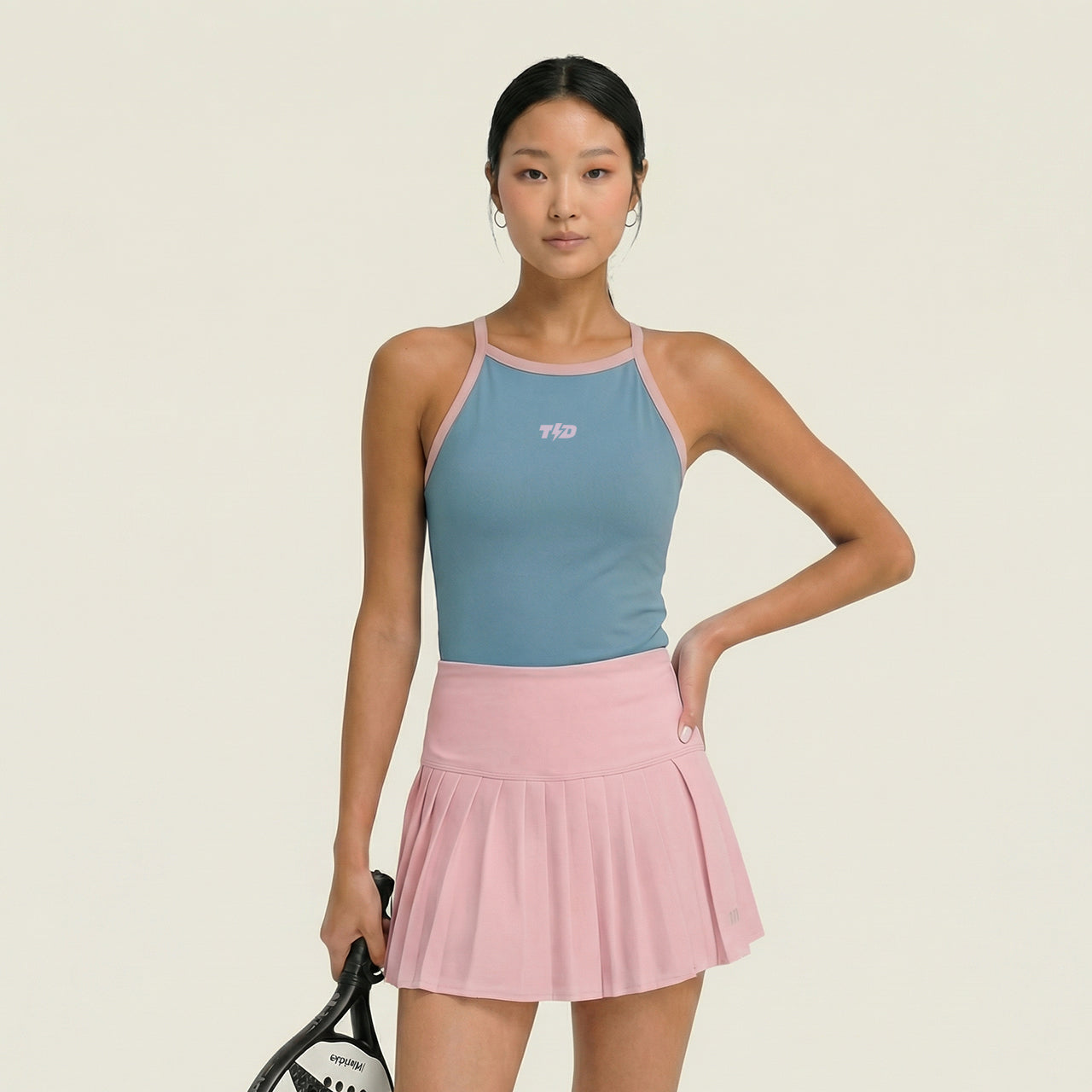 TDACTIVE Padel Outfit Wanita Camisole Tank Drifit "two color" blue-pink LSF59
