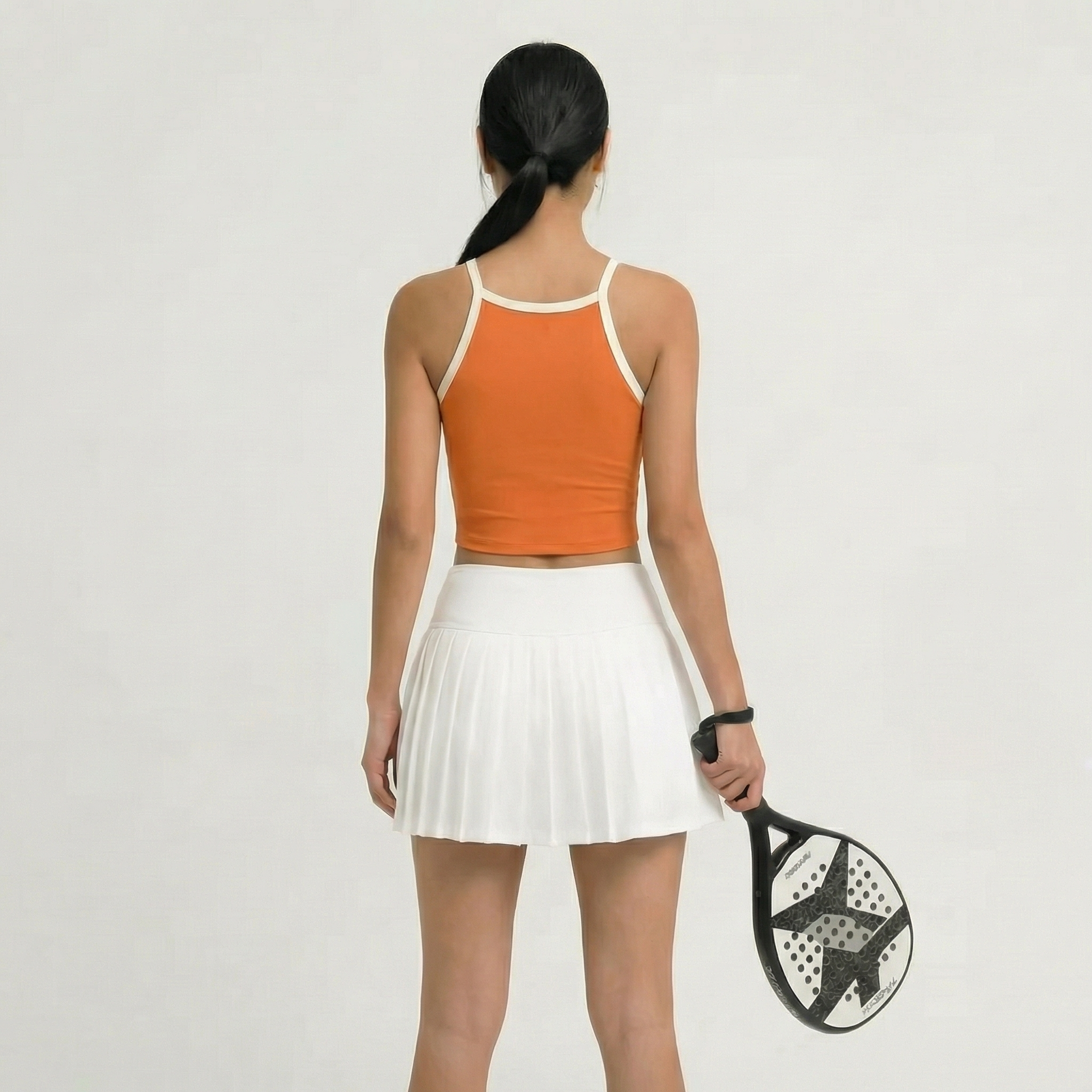 TDACTIVE Padel Outfit Wanita Camisole Tank Drifit "two color" orange LSF61