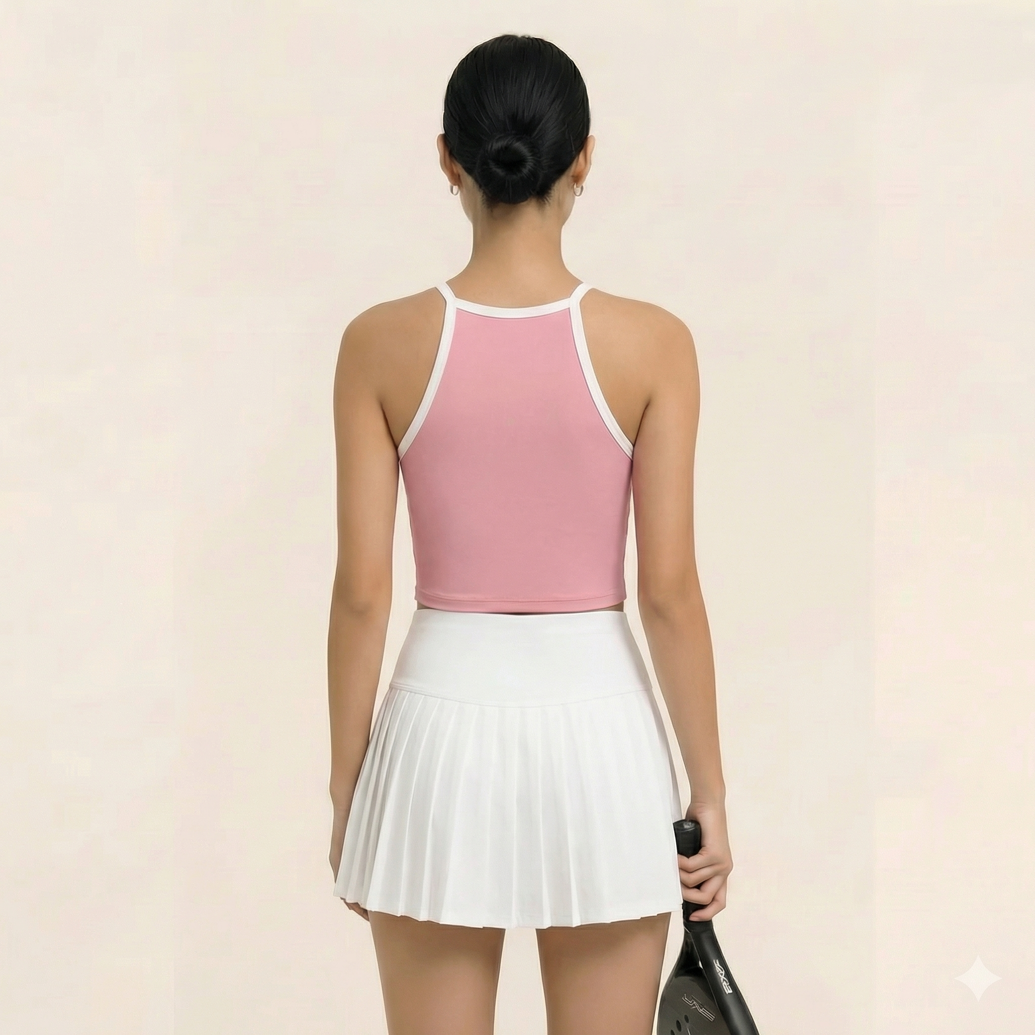 TDACTIVE Padel Outfit Wanita Camisole Tank Drifit "two color" pink LSF56