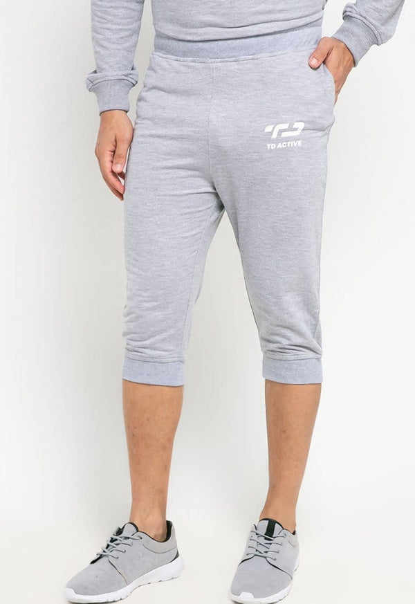 Third Day MB073 td active short jogger celana pendek grey misty m71 abu