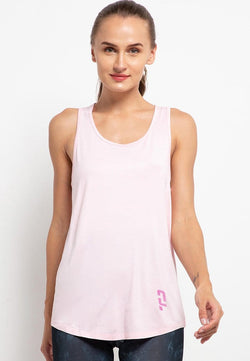 Td Active LSA39 YLJ yoga sleeveless logo ver pink