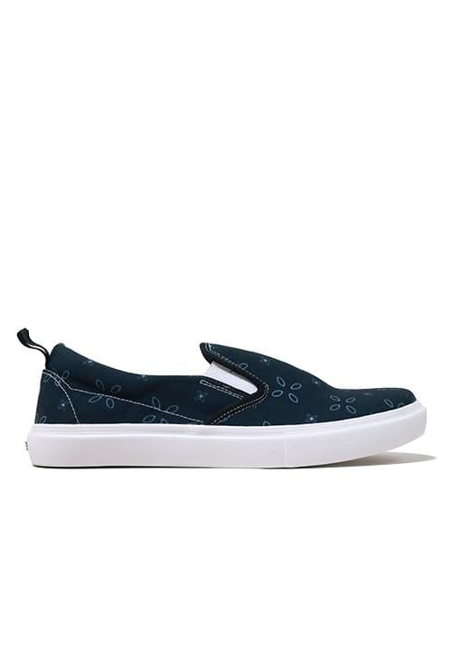 Nade NH020 Slip on Shoes Leaves Tile Navy