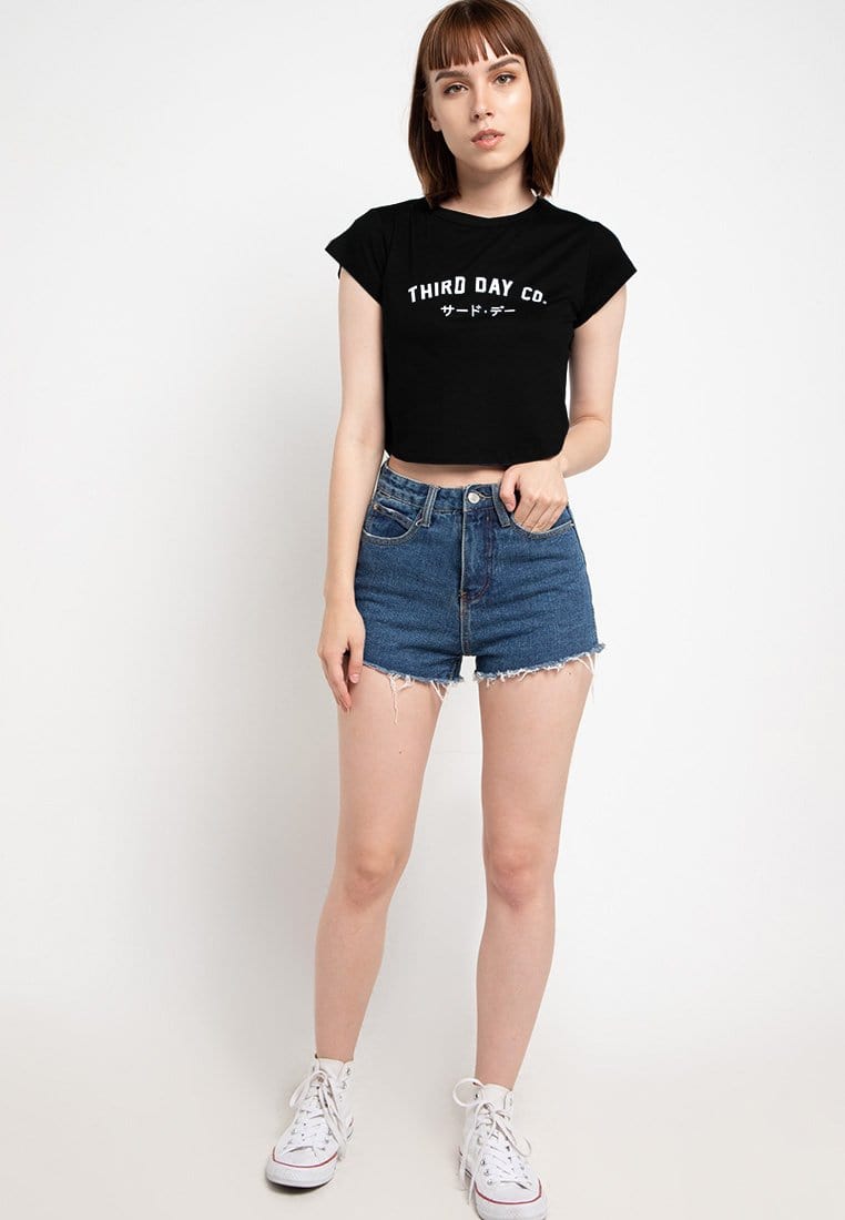 Third Day LTD42 crop tdco hitam black