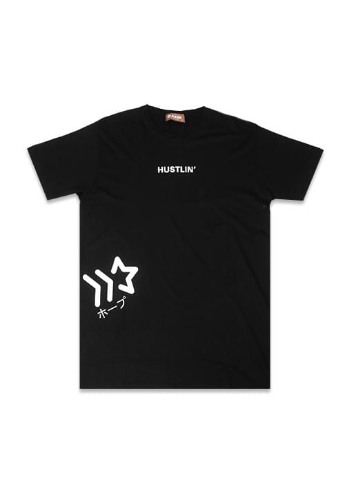 Nade NT310 nade hustlin hitam kaos pria