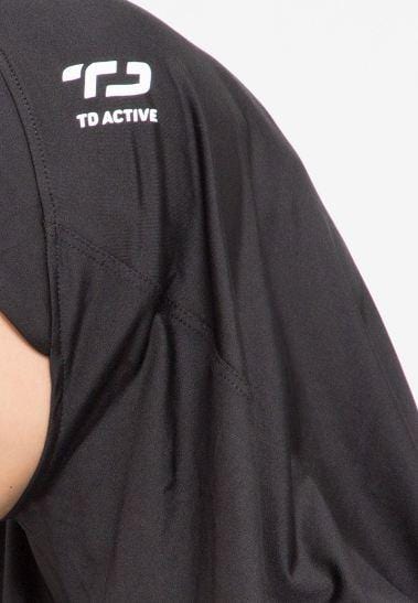 Td Active LH038 Sport hijab zeta hitam