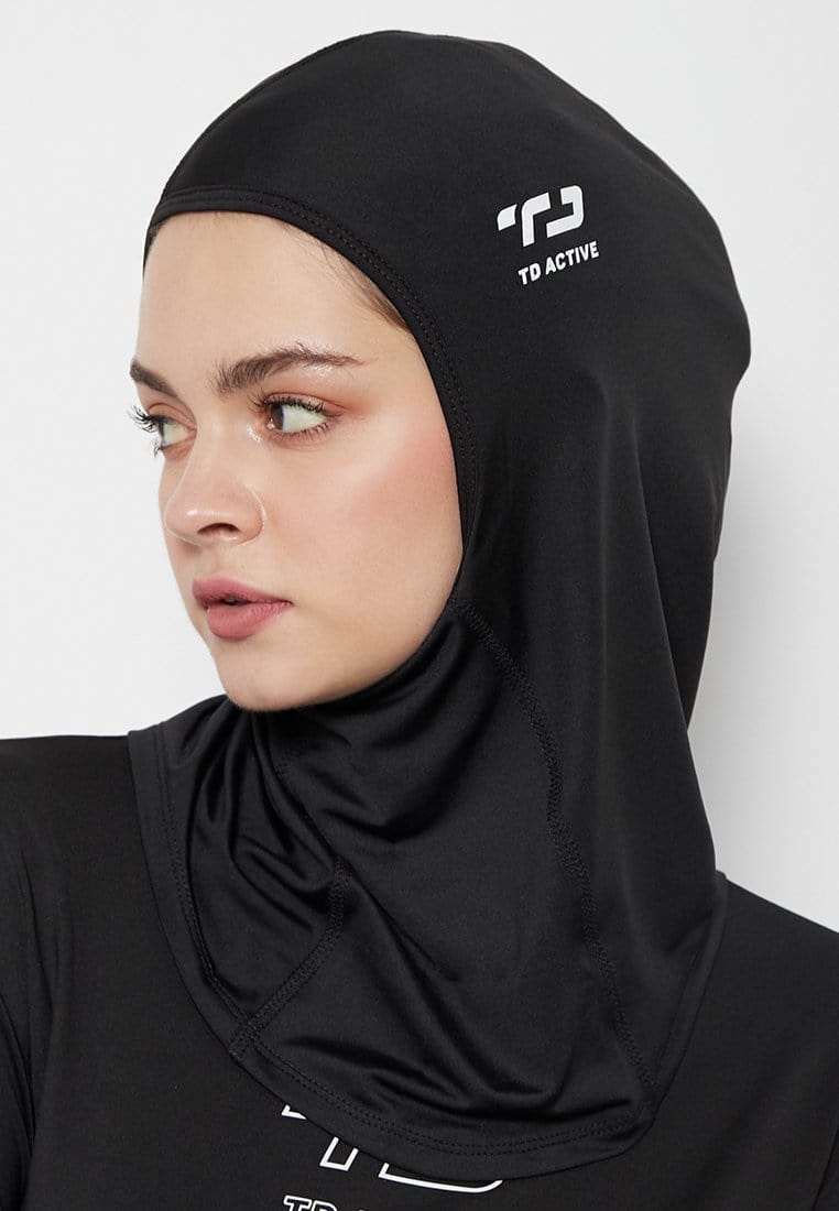 Td Active LH041 sport hijab pro td active hitam