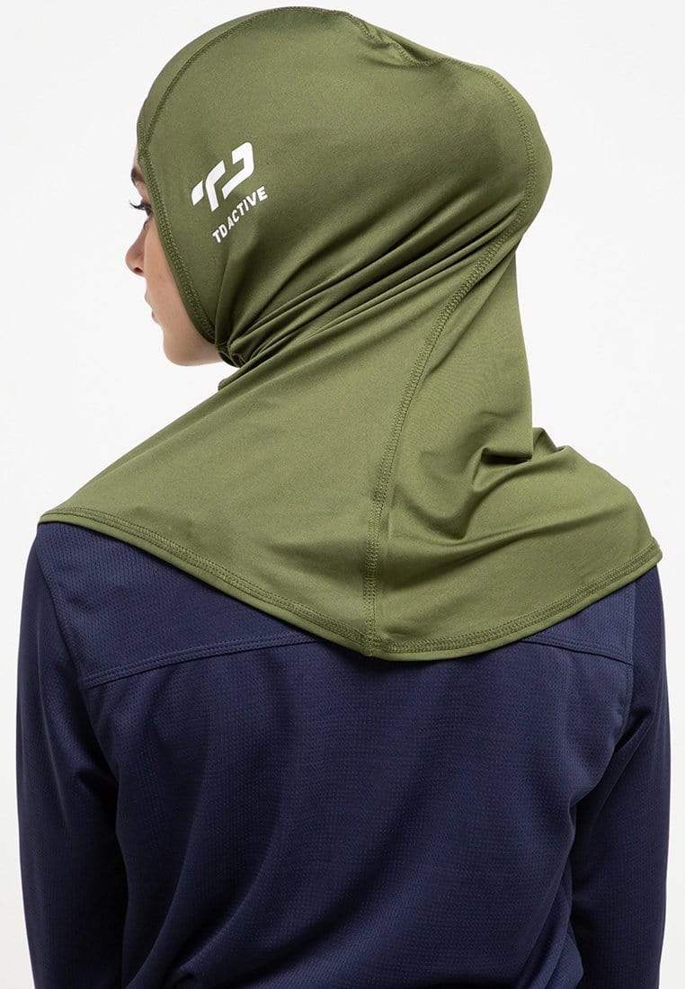 Td Active LH012 sport hijab alfa green army