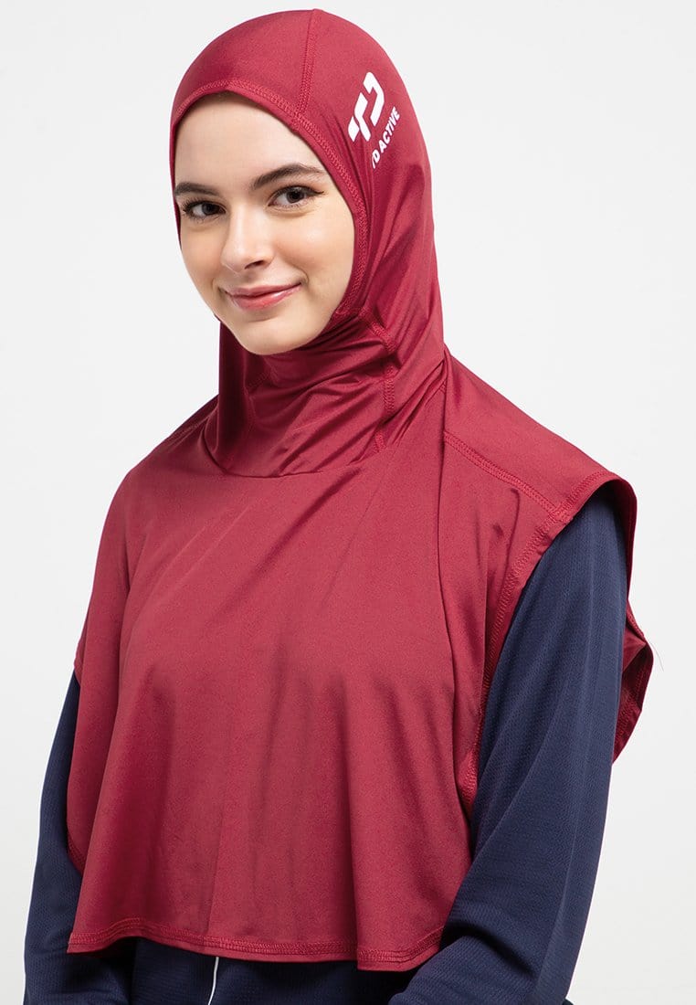 Td Active LH005 sport hijab delta maroon