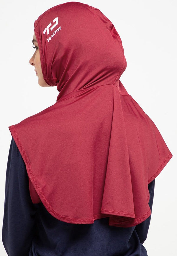 Td Active LH005 sport hijab delta maroon