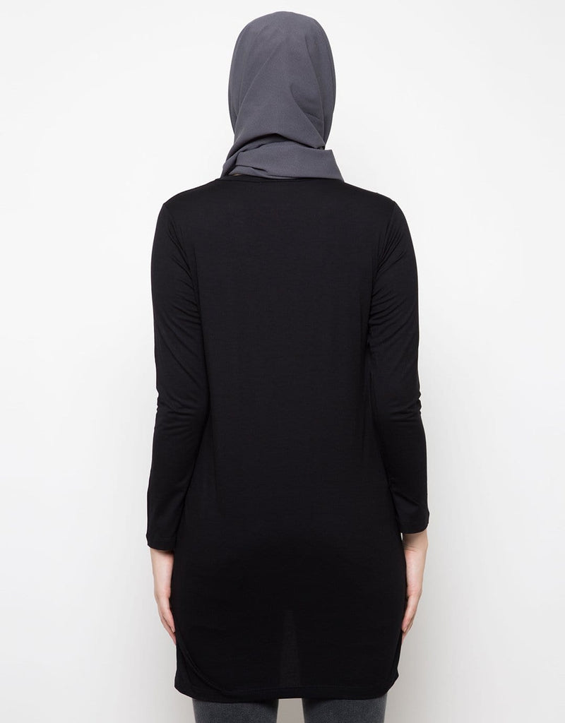 Third Day LTC86 Mls 1992 Hitam Hijab Lengan Panjang Wanita