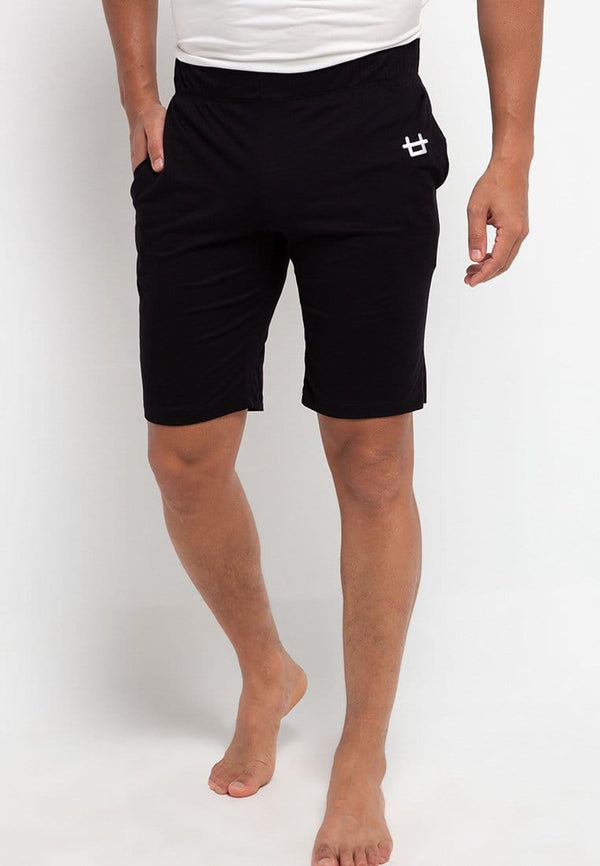 Third Day MB076 Instacool Pyjama Celana Pendek Shorts Hitam Logo