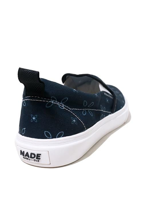 Nade NH020 Slip on Shoes Leaves Tile Navy