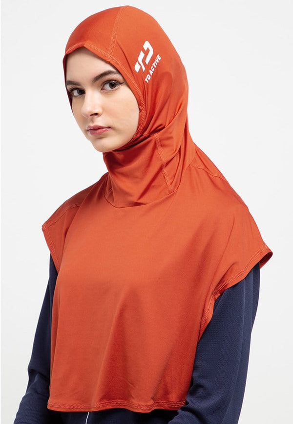 Td Active LH006 sport hijab delta terracotta