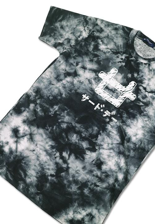 Third Day MTE86 logo scribble tie dye tiewash gry