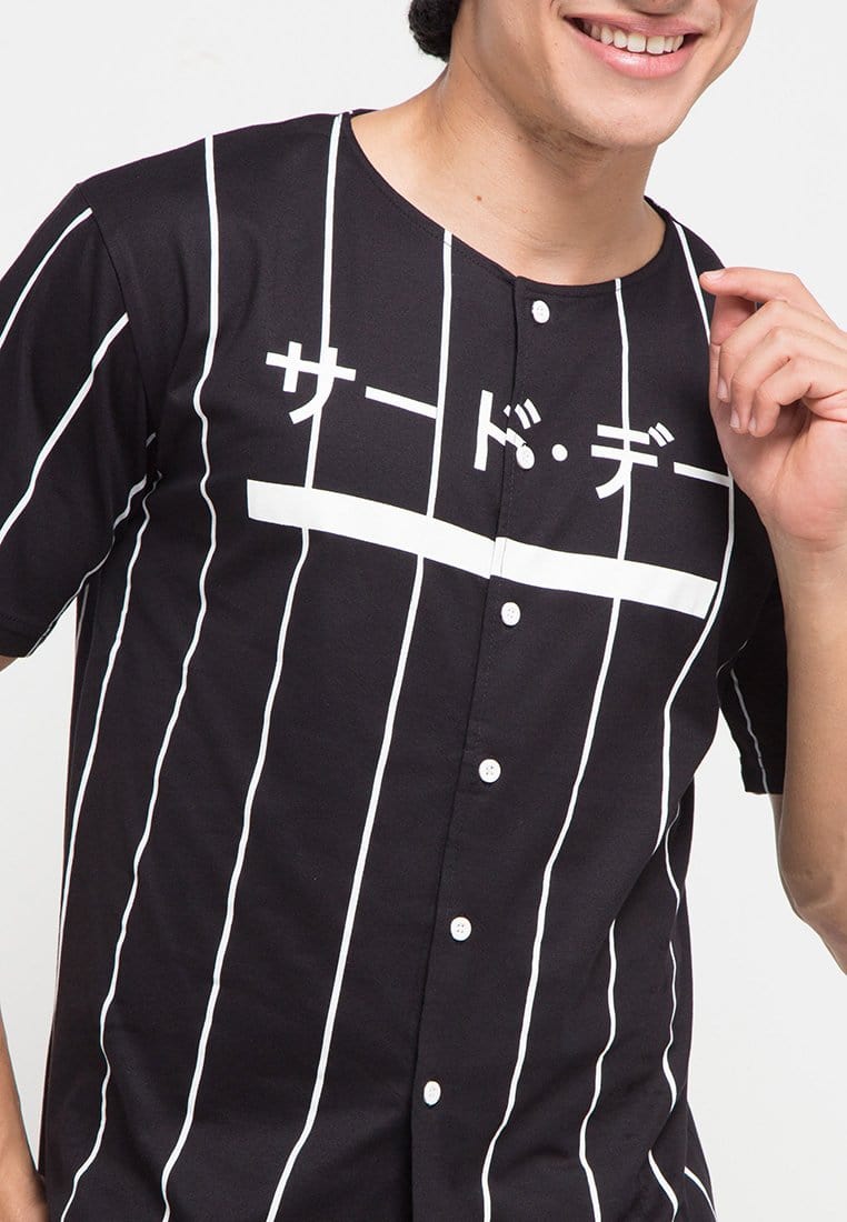 MTG50 men bball katakana underline baseball jersey unisex pria