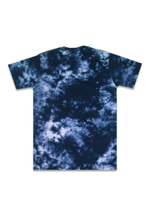 Third Day MTE83 katakana red tie dye tiewash nv Kaos Pria Navy