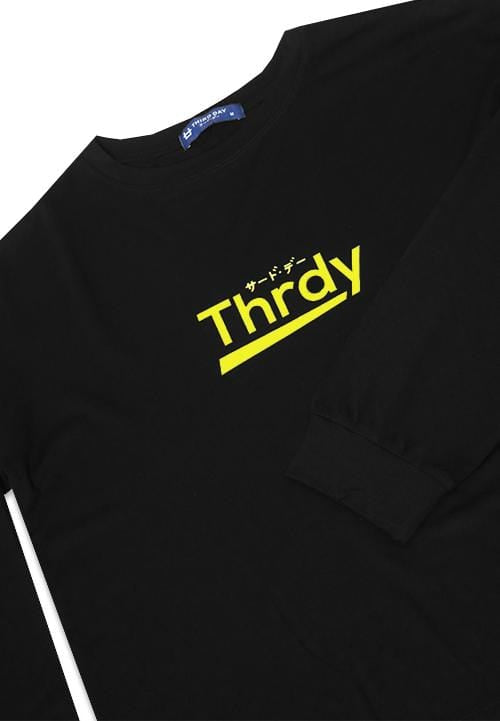 Third Day LTC34 lv thrdy kuning hitam kaos hijab ladies