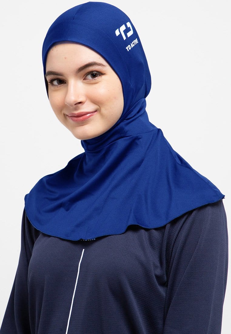 Td Active LH029 sport hijab betta biru