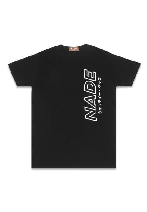 Third Day NT238 nade katakana outline ver blk T-shirt Hitam