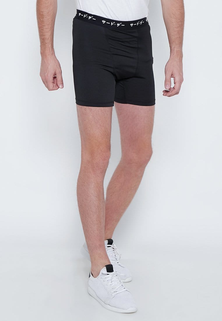 Third Day MB078 Boxer Katakana Celana Pendek Shorts Waist Hitam