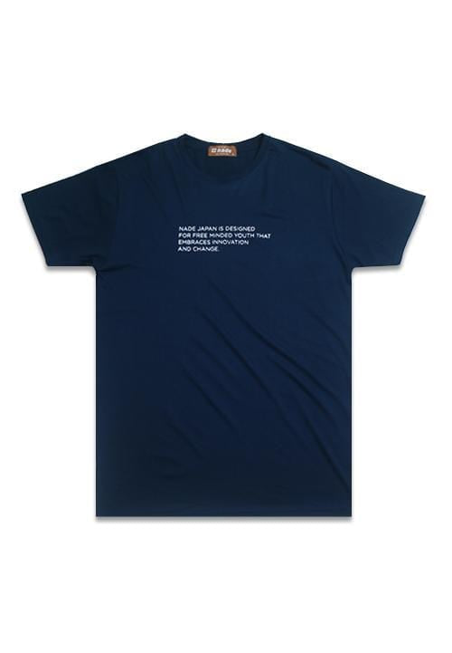 Nade Japan NT209C paragraph nv T-shirt Navy