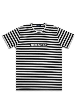Third Day MTC97B thirddayco on black blk-wh stp T-shirt Multiwarna