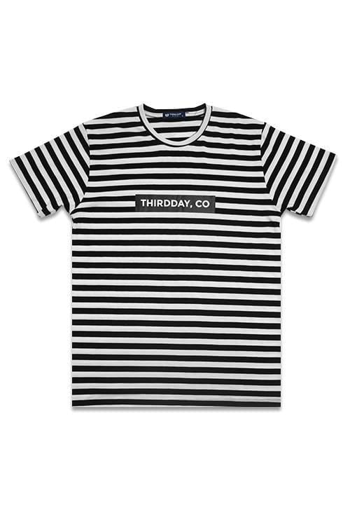 Third Day MTC97B thirddayco on black blk-wh stp T-shirt Multiwarna