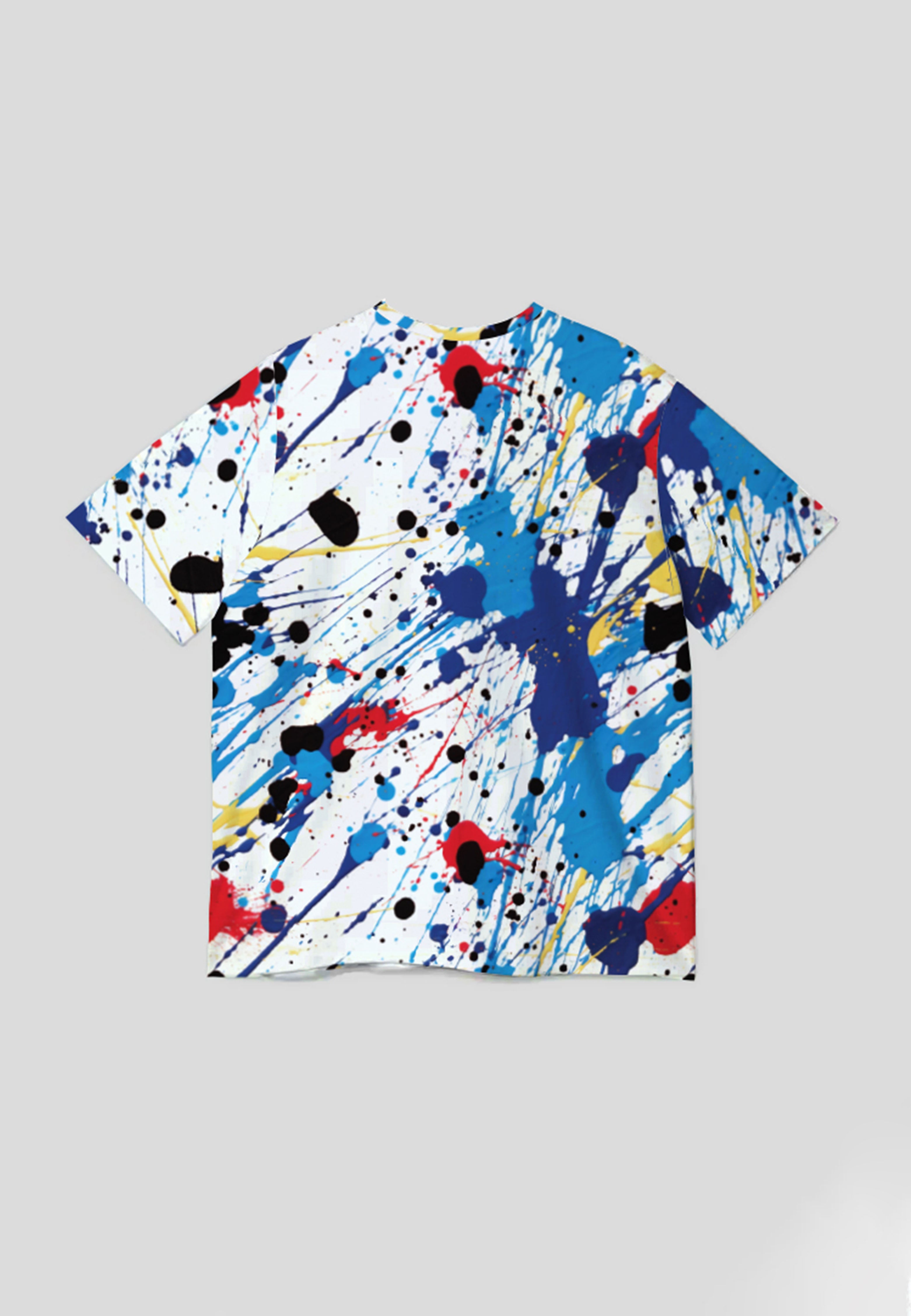 NX015 kaos oversize motif full pattern abstrak painter's dream full print