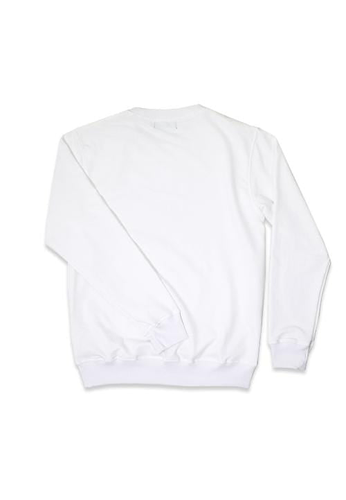 LMP006F Ladies Td simple sweater wh Putih