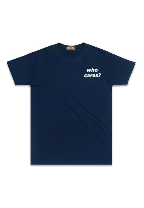 Nade NT203B who cares nv T-shirt