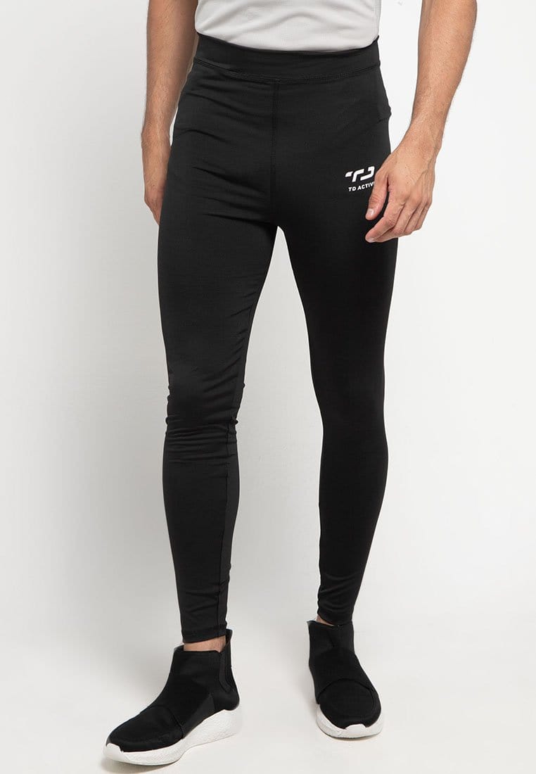 Td Active MB060 compression legging full line olahraga pria black