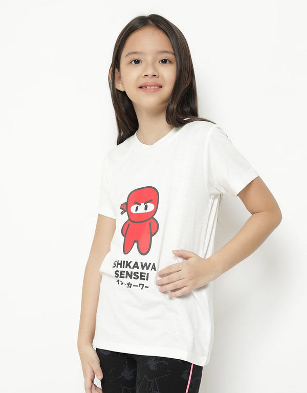 Td Kids BT172 kaos anak ishikawa sensei white