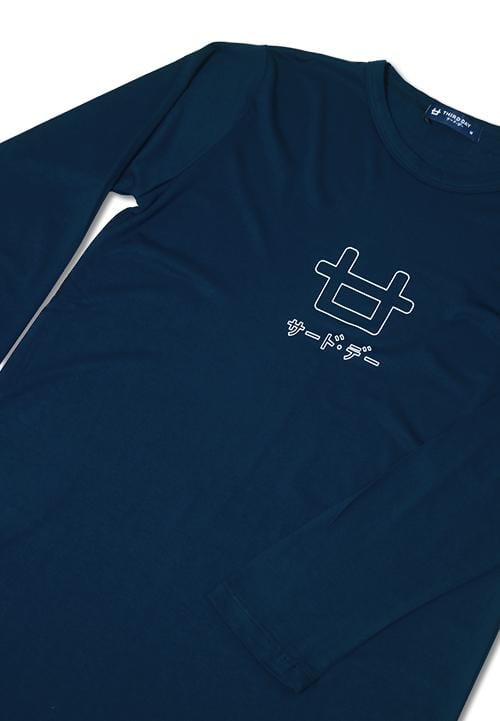 Third Day LTC76 mls logo outline navy hijab lengan panjang