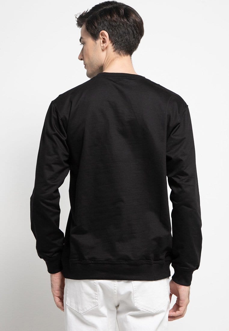 Third Day MO195 sweater thdysign casual pria dateng hitam
