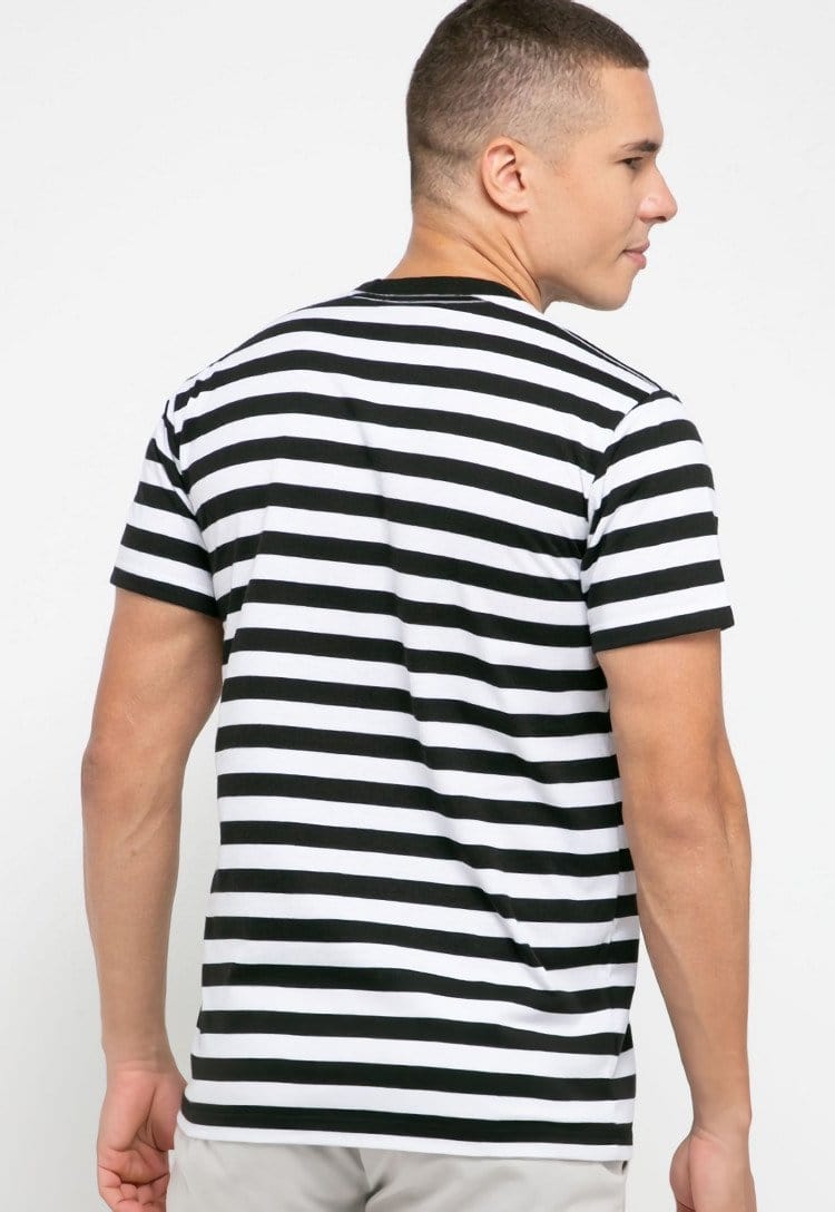 Td Friends MTH50 thirdday stp stripe black white tido dakir t-shirt unisex pria