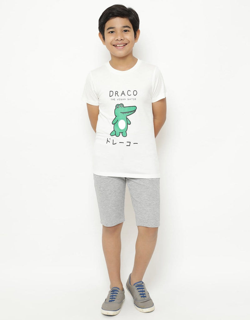 Td Kids BT170 kaos anak draco shine eyes white